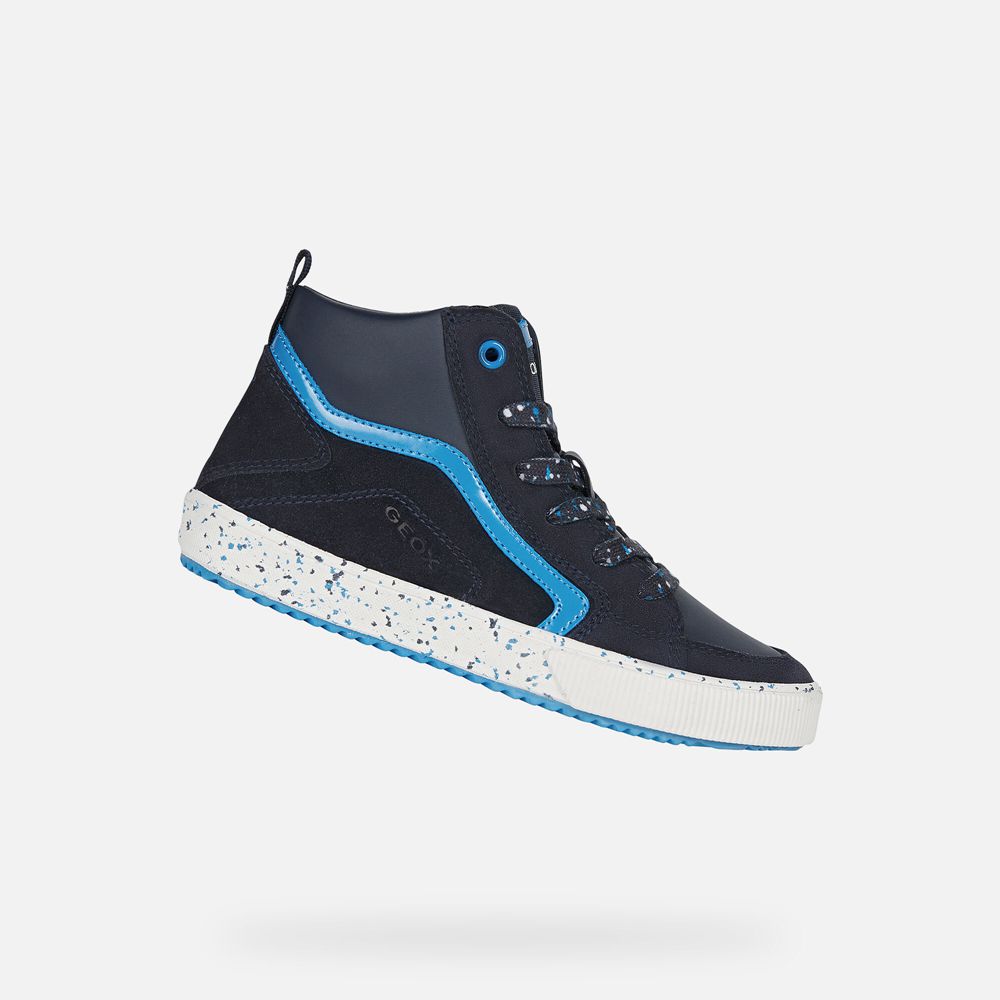 Tenis Geox Menino Azul Marinho - Alonisso - PGMVY9371